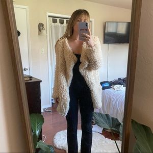Anthropologie Shaggy Cardigan